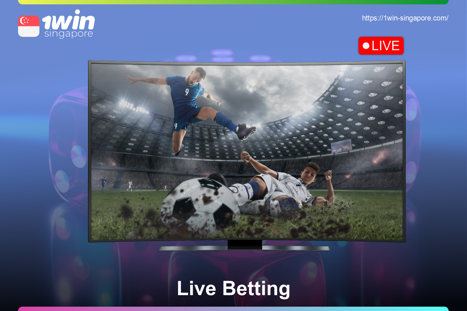 Live sports betting is a very important aspect of 1win, which is very popular among players in Singapore