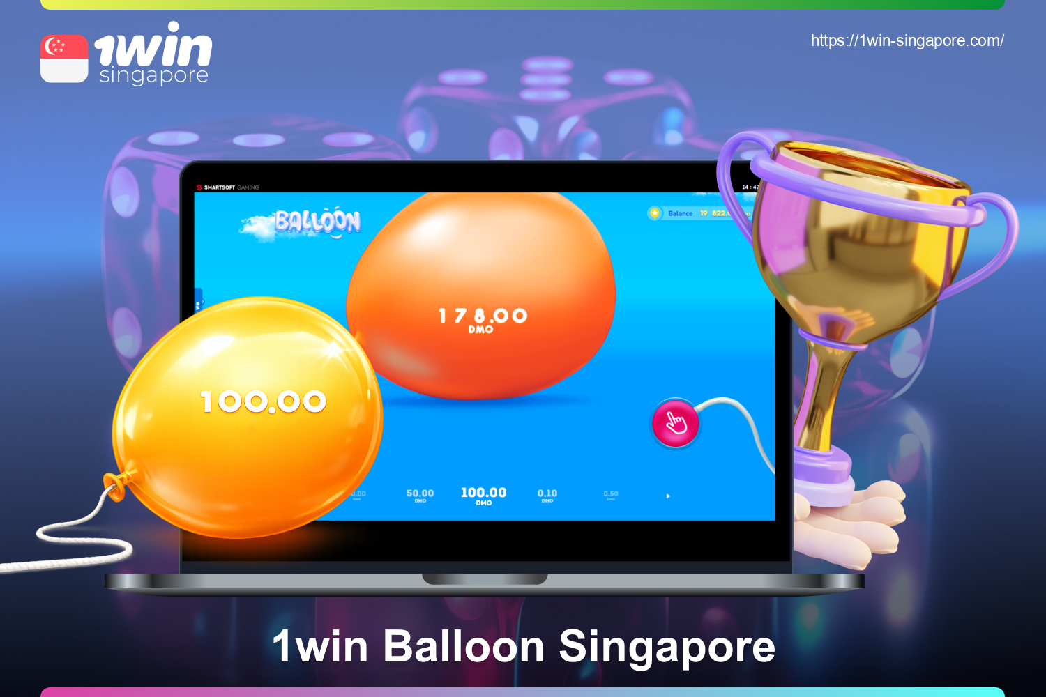 The online game 1win Balloon attracts players from Singapore with its uniqueness